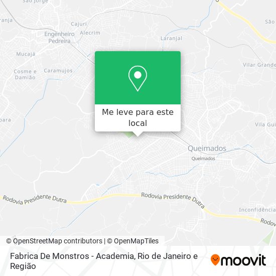 Fabrica De Monstros - Academia mapa
