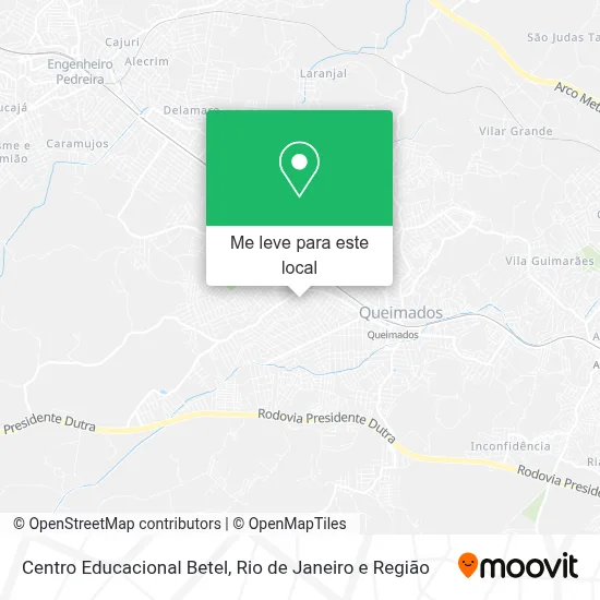 Centro Educacional Betel mapa