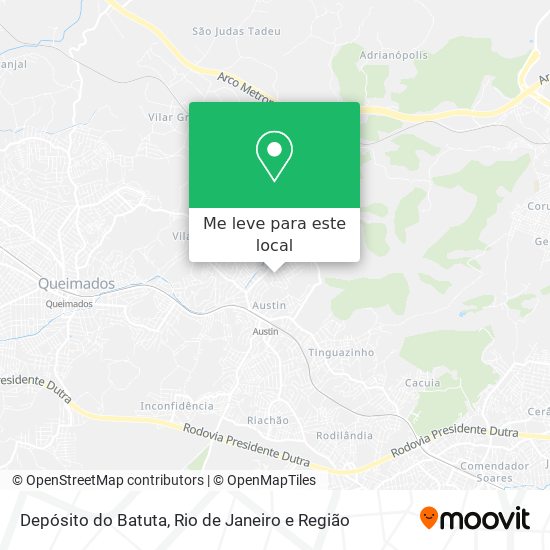 Depósito do Batuta mapa