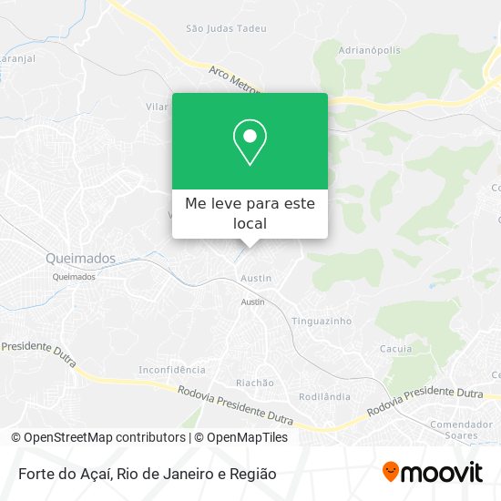 Forte do Açaí mapa