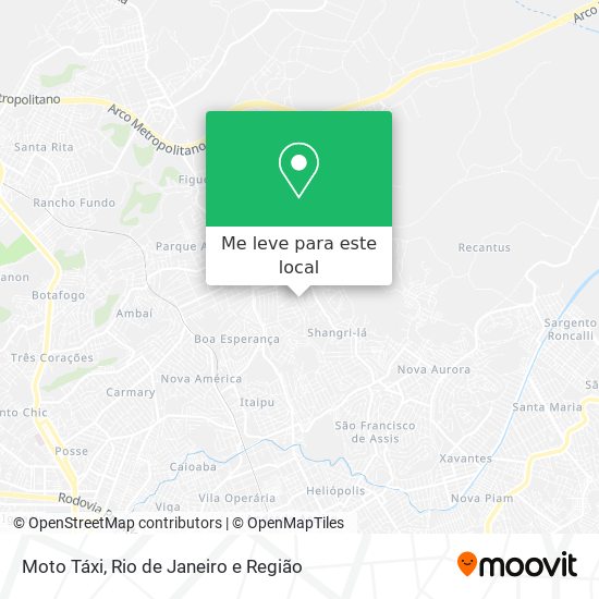 Moto Táxi mapa