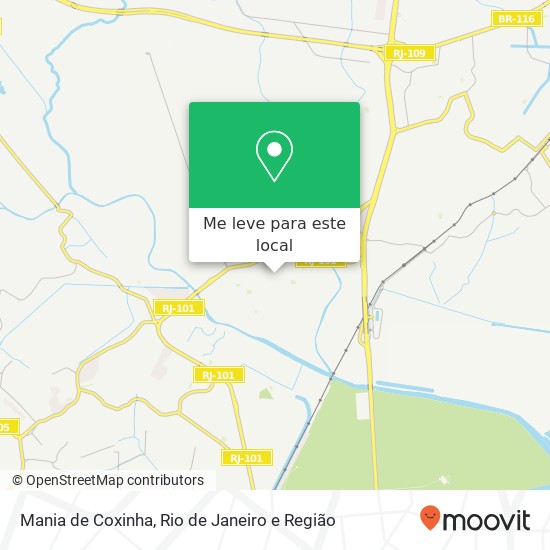 Mania de Coxinha mapa