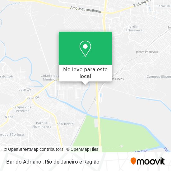 Bar do Adriano. mapa