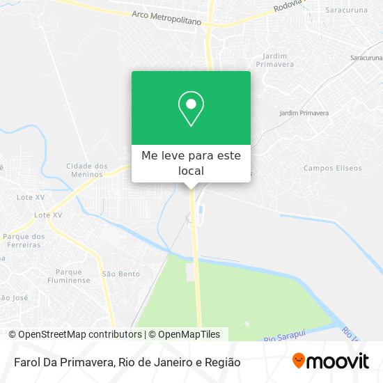 Farol Da Primavera mapa