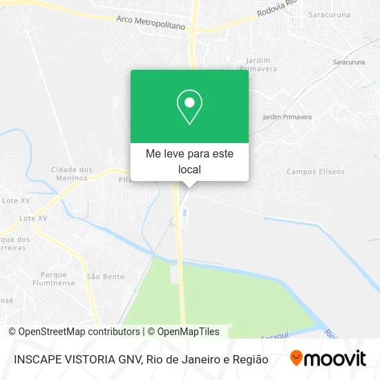 INSCAPE VISTORIA GNV mapa