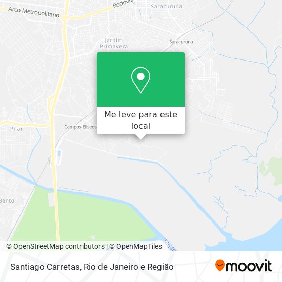 Santiago Carretas mapa