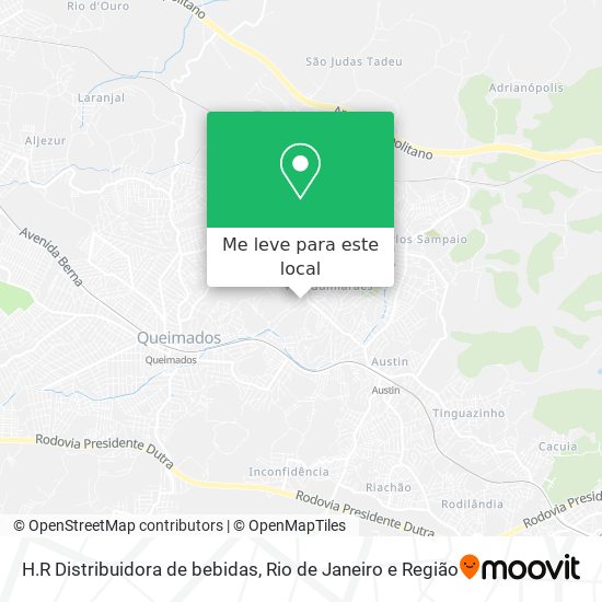 H.R Distribuidora de bebidas mapa