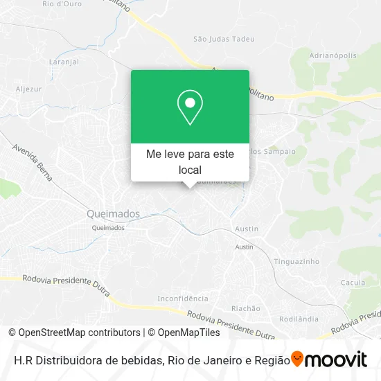 H.R Distribuidora de bebidas mapa