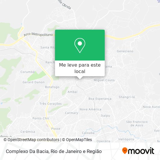 Complexo Da Bacia mapa