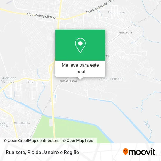Rua sete mapa