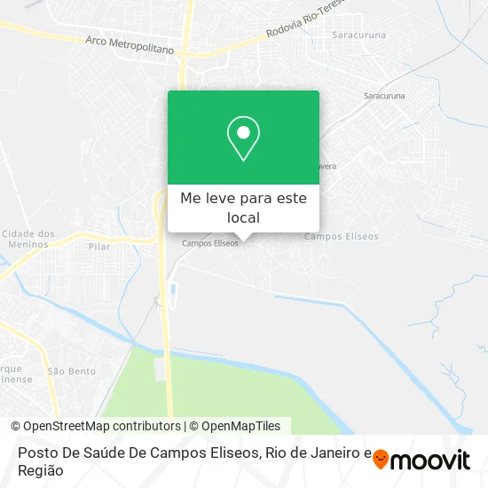 Posto De Saúde De Campos Eliseos mapa