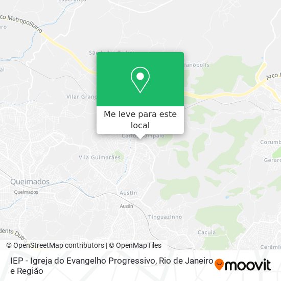 IEP - Igreja do Evangelho Progressivo mapa