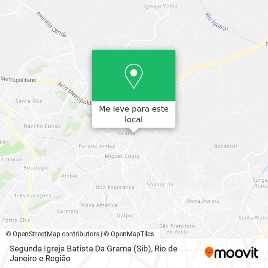 Segunda Igreja Batista Da Grama (Sib) mapa