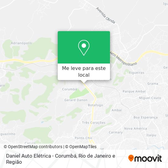 Daniel Auto Elétrica - Corumbá mapa