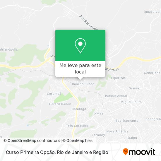 Curso Primeira Opção mapa