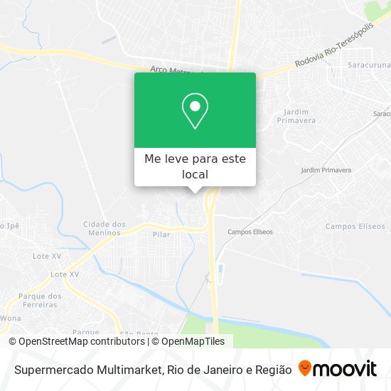 Supermercado Multimarket mapa