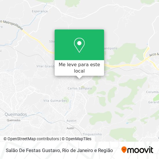 Salão De Festas Gustavo mapa