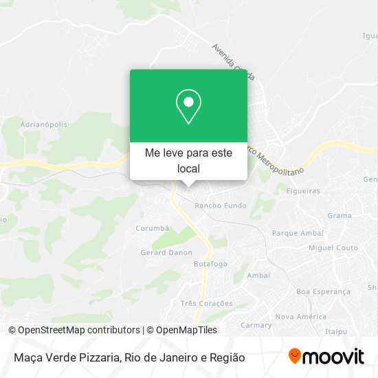 Maça Verde Pizzaria mapa