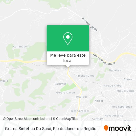 Grama Sintética Do Sasá mapa
