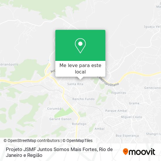 Projeto JSMF Juntos Somos Mais Fortes mapa