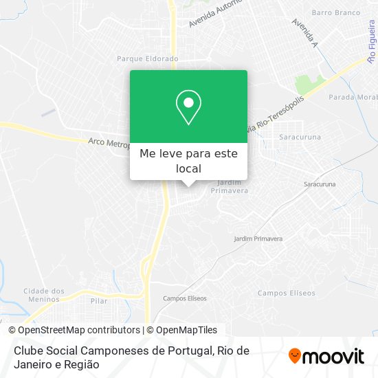 Clube Social Camponeses de Portugal mapa