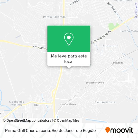 Prima Grill Churrascaria mapa