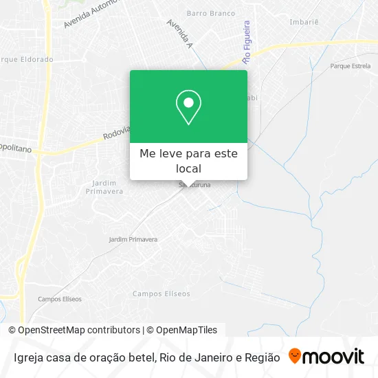 Igreja casa de oração betel mapa