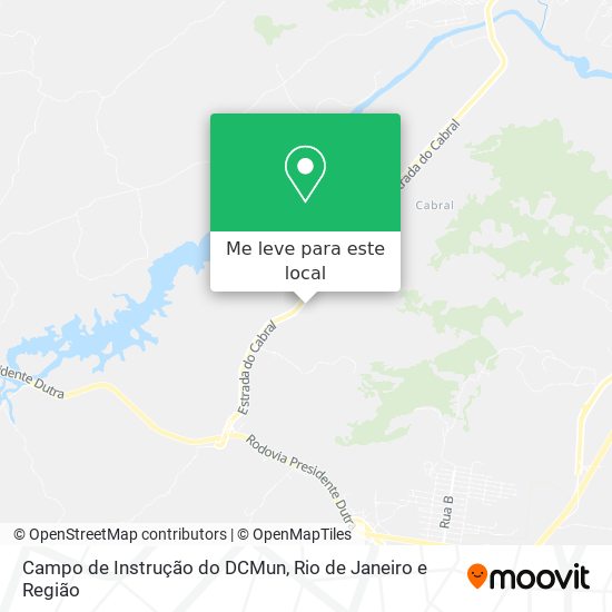 Campo de Instrução do DCMun mapa