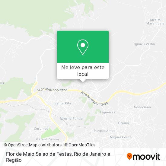 Flor de Maio Salao de Festas mapa