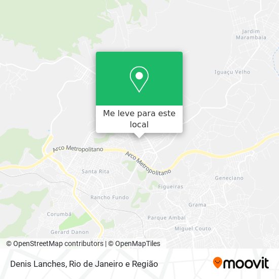 Denis Lanches mapa