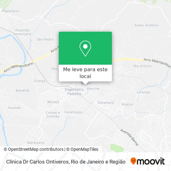 Clínica Dr Carlos Ontiveros mapa