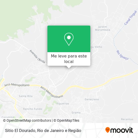 Sitío El Dourado mapa