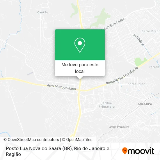 Posto Lua Nova do Saara (BR) mapa