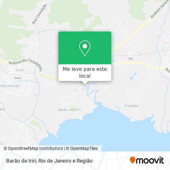 Barão de Iriri mapa