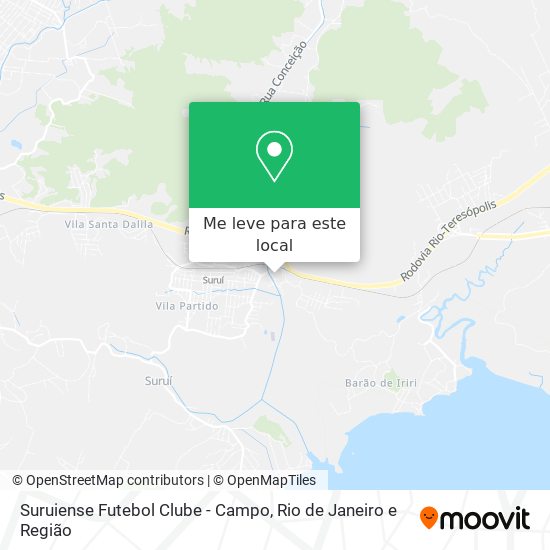 Suruiense Futebol Clube - Campo mapa