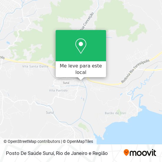 Posto De Saúde Suruí mapa
