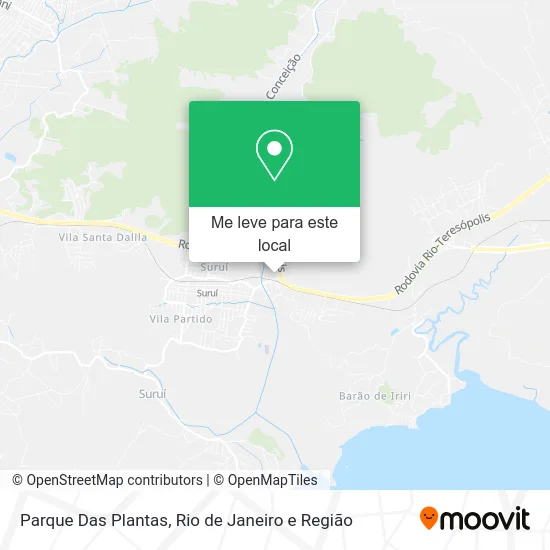 Parque Das Plantas mapa