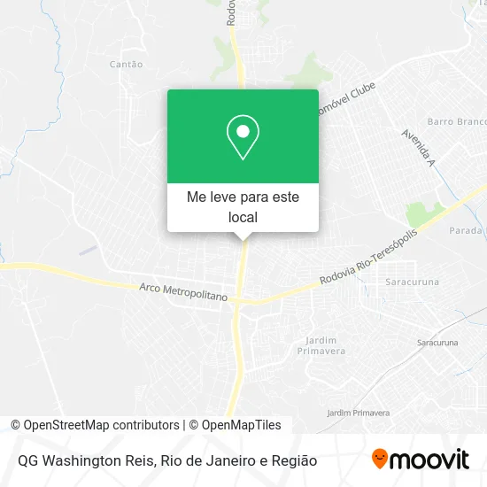 QG Washington Reis mapa
