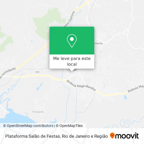 Plataforma Salão de Festas mapa