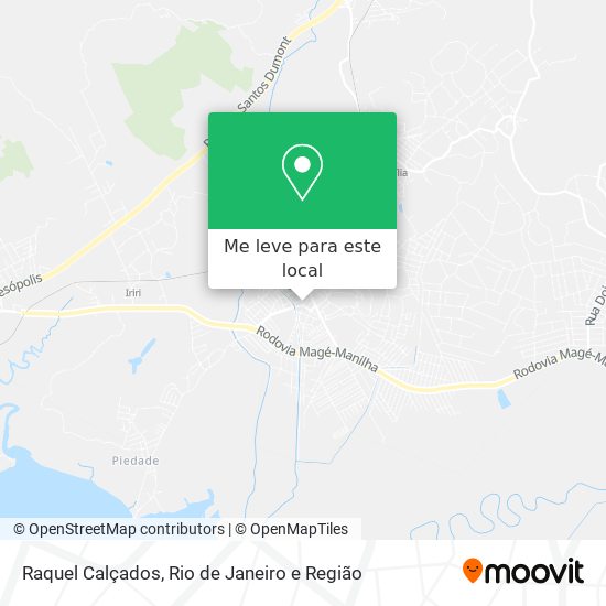 Raquel Calçados mapa