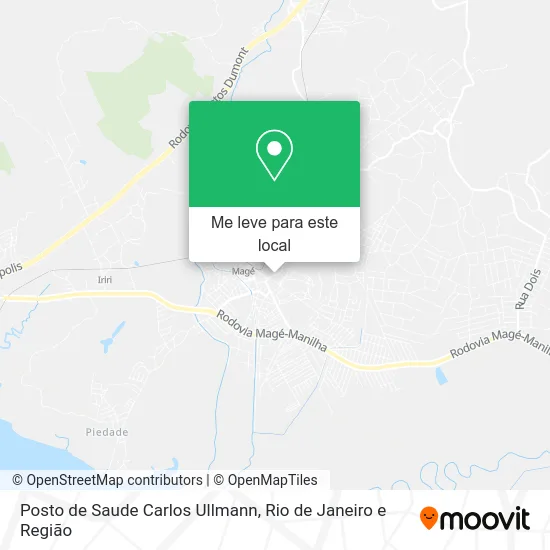 Posto de Saude Carlos Ullmann mapa