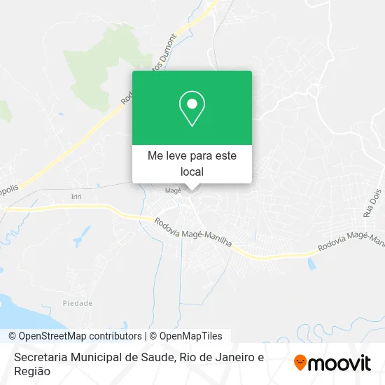 Secretaria Municipal de Saude mapa
