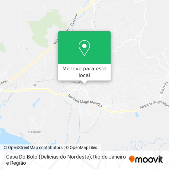 Casa Do Bolo (Delícias do Nordeste) mapa