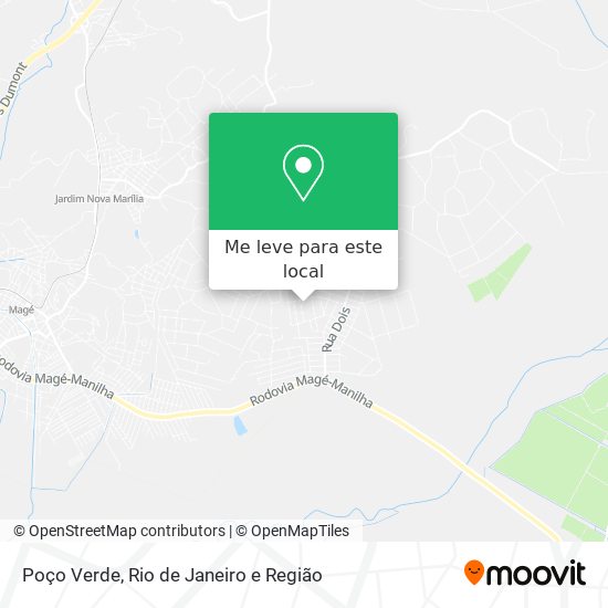 Poço Verde mapa