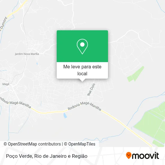 Poço Verde mapa