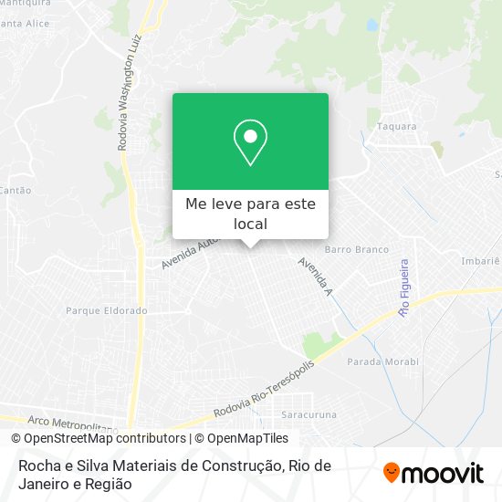 Rocha e Silva Materiais de Construção mapa