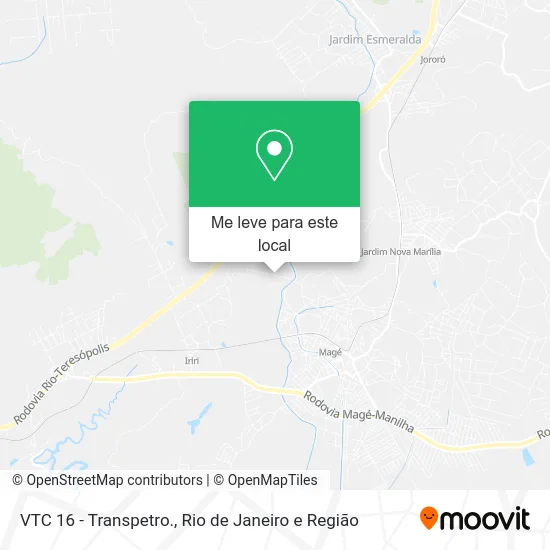 VTC 16 - Transpetro. mapa
