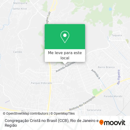 Congregação Cristã no Brasil (CCB) mapa