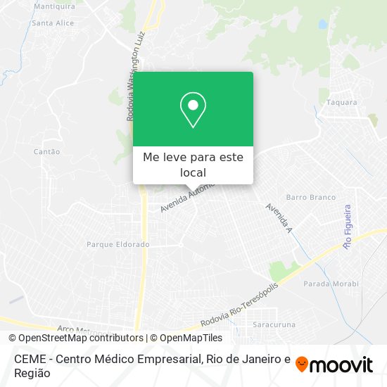 CEME - Centro Médico Empresarial mapa