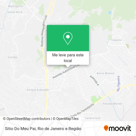 Sitio Do Meu Pai mapa